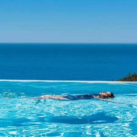 Blue Horizon With Private Pool & Sea View Villa Plateies