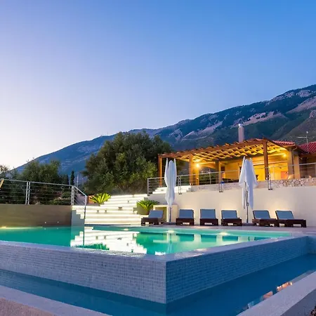 Blue Horizon With Private Pool & Sea View Villa Plateies