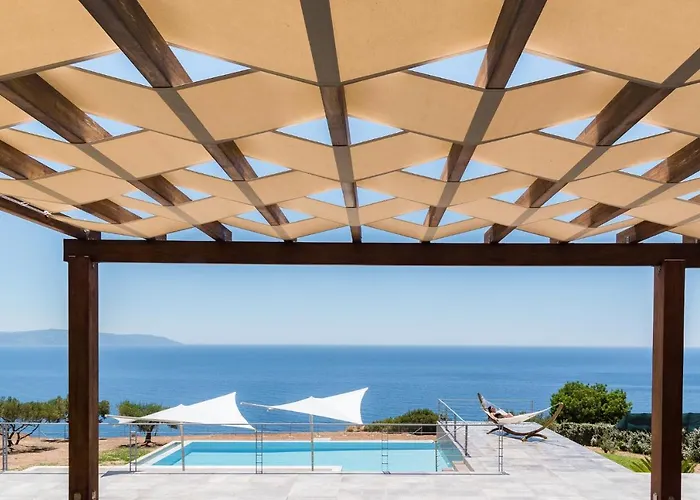 Villa Blue Horizon With Private Pool & Sea View